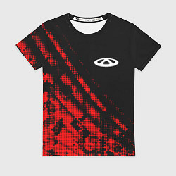 Женская футболка Chery sport grunge