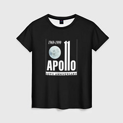 Футболка женская Apollo space, цвет: 3D-принт