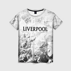 Футболка женская Liverpool white graphite, цвет: 3D-принт