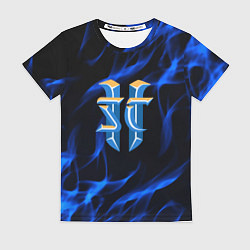 Женская футболка Starcraft flame strategy