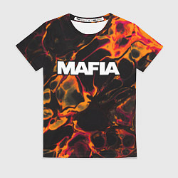 Футболка женская Mafia red lava, цвет: 3D-принт
