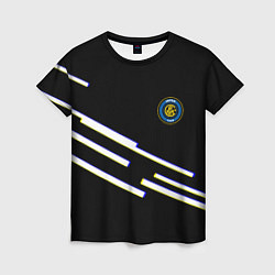 Женская футболка Inter line fc