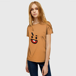 Футболка женская BT21 Shooky, цвет: 3D-принт — фото 2
