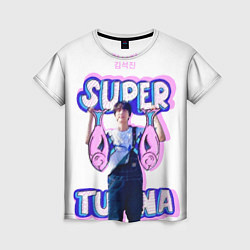 Футболка женская BTS Super Tuna, цвет: 3D-принт