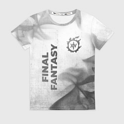 Женская футболка Final Fantasy - white gradient вертикально