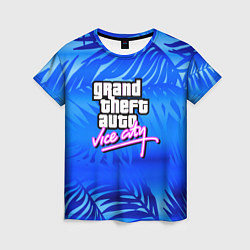 Женская футболка GTA vice city тропики