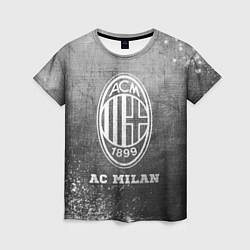 Футболка женская AC Milan - grey gradient, цвет: 3D-принт