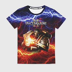 Футболка женская Warhammer 40000 space marine 2, цвет: 3D-принт