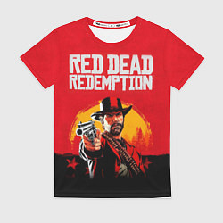 Футболка женская Red Dead Redemption - cowboys, цвет: 3D-принт