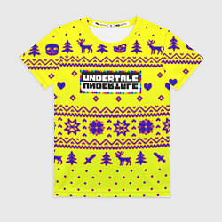 Женская футболка Undertale winter