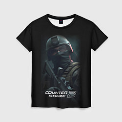 Женская футболка CS counter terrorist