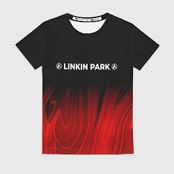 Футболка женская Linkin Park 2024 red plasma, цвет: 3D-принт