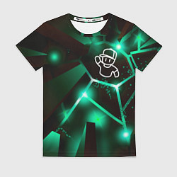 Женская футболка Stumble Guys разлом плит