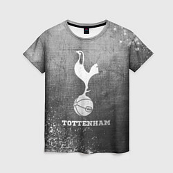 Футболка женская Tottenham - grey gradient, цвет: 3D-принт