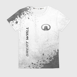 Футболка женская Great Wall - white gradient вертикально, цвет: 3D-принт
