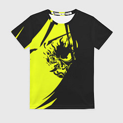 Женская футболка Cyberpunk 2077 тексутар