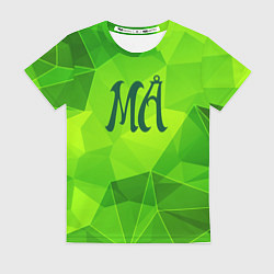 Футболка женская Maneskin green poly, цвет: 3D-принт