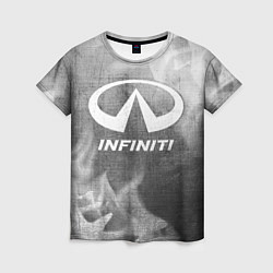 Футболка женская Infiniti - grey gradient, цвет: 3D-принт