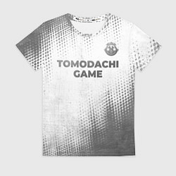 Футболка женская Tomodachi Game - white gradient посередине, цвет: 3D-принт