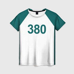 Футболка женская Игра в кальмара 380, цвет: 3D-принт