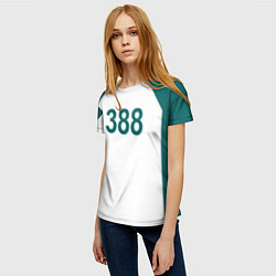 Футболка женская Игра в кальмара 388, цвет: 3D-принт — фото 2