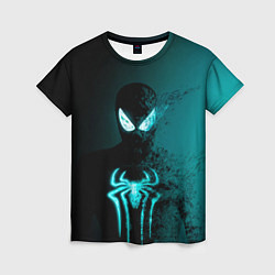 Футболка женская Neon spider-man, цвет: 3D-принт