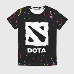 Футболка женская Dota конфети, цвет: 3D-принт