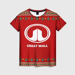 Футболка женская Great Wall new year, цвет: 3D-принт