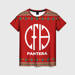Футболка женская Pantera new year, цвет: 3D-принт