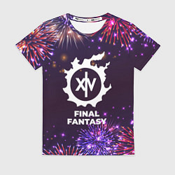 Футболка женская Праздничный Final Fantasy, цвет: 3D-принт