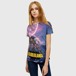 Футболка женская Borderlands вооружение, цвет: 3D-принт — фото 2