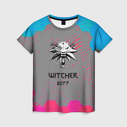 Футболка женская Cyberpunk 2077 x ведьмак соты, цвет: 3D-принт