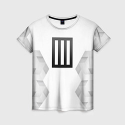 Футболка женская Paramore white poly, цвет: 3D-принт