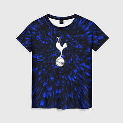 Футболка женская Tottenham blue energy, цвет: 3D-принт