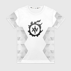 Футболка женская Final Fantasy white poly, цвет: 3D-принт