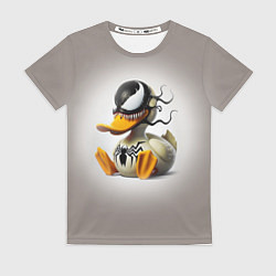 Футболка женская Venom Duck - ai art fantasy, цвет: 3D-принт