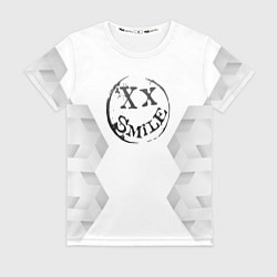 Футболка женская Avril Lavigne white poly, цвет: 3D-принт