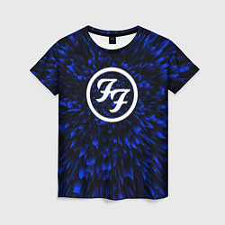 Футболка женская Foo Fighters blue energy, цвет: 3D-принт