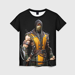 Футболка женская Mortal kombat - Scorpion, цвет: 3D-принт