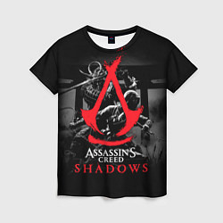 Футболка женская Assassins Creed Shadows - samurai, цвет: 3D-принт