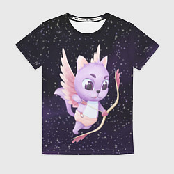 Футболка женская Ночной код-купидон, цвет: 3D-принт