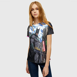 Футболка женская Страж города Бэтмен, цвет: 3D-принт — фото 2