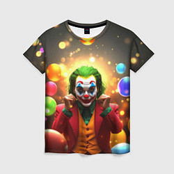 Футболка женская Джокер в шариках, цвет: 3D-принт