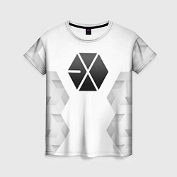 Футболка женская Exo white poly, цвет: 3D-принт