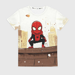 Футболка женская Мини человек-паук, цвет: 3D-принт