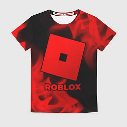 Футболка женская Roblox - red gradient, цвет: 3D-принт