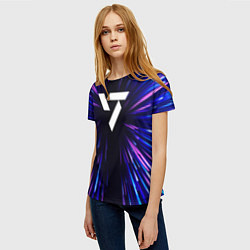 Футболка женская Seventeen neon energy, цвет: 3D-принт — фото 2