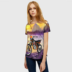 Футболка женская Kayo k2 pro, цвет: 3D-принт — фото 2