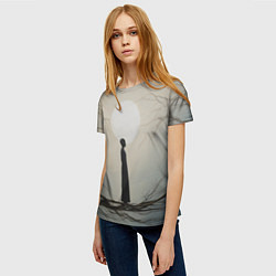 Футболка женская Минималистичный сюрреализм, цвет: 3D-принт — фото 2