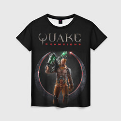 Футболка женская Quake champions - Visor, цвет: 3D-принт